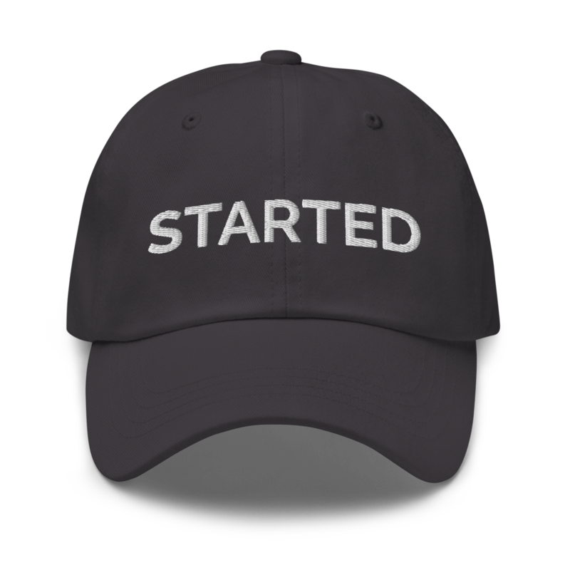 Started Hat - Dark Grey