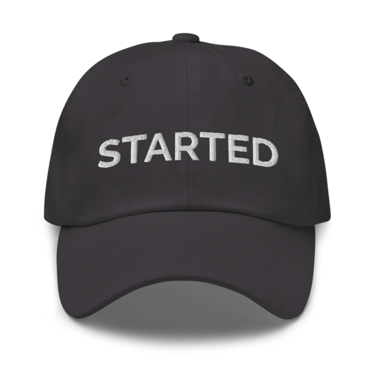 Started Hat - Dark Grey