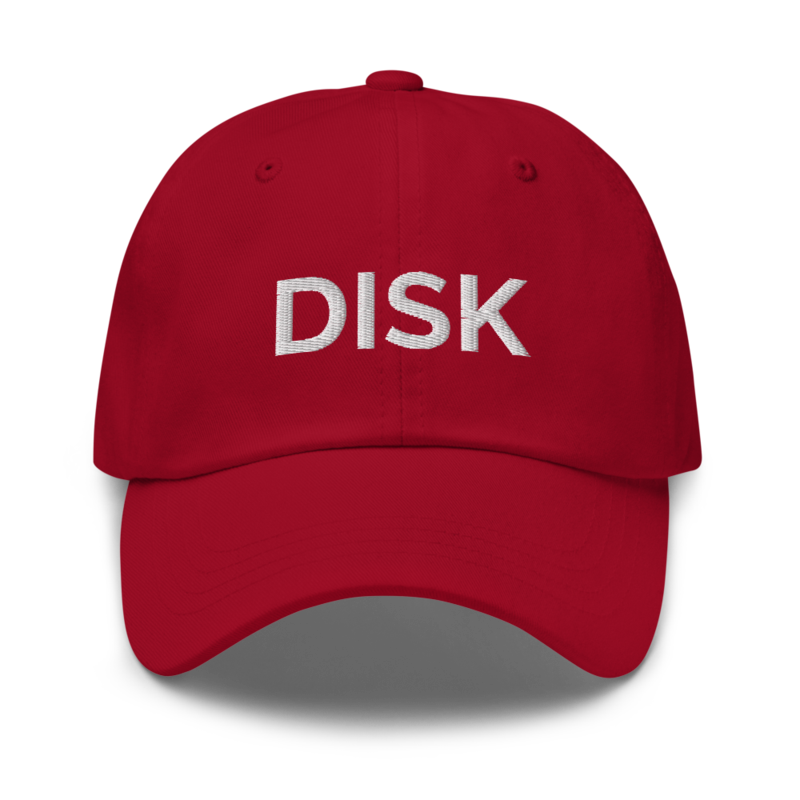 Disk Hat - Cranberry