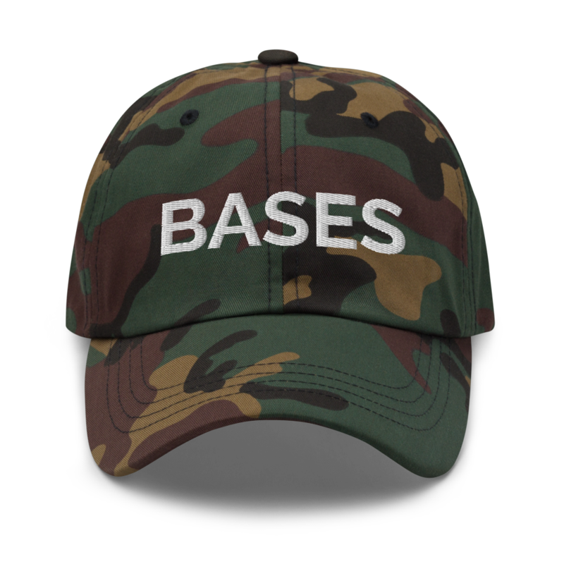 Bases Hat - Green Camo