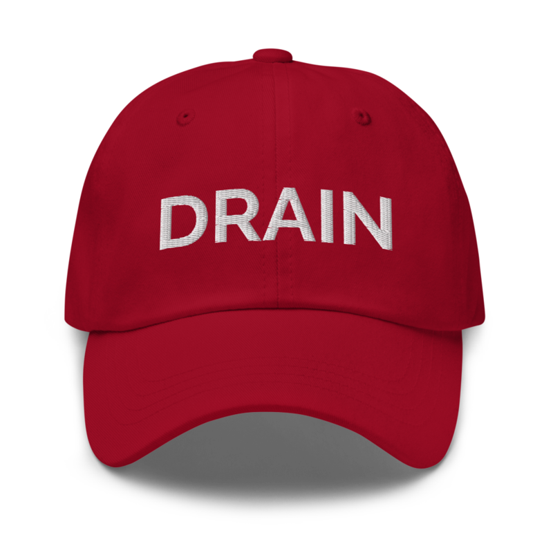 Drain Hat - Cranberry
