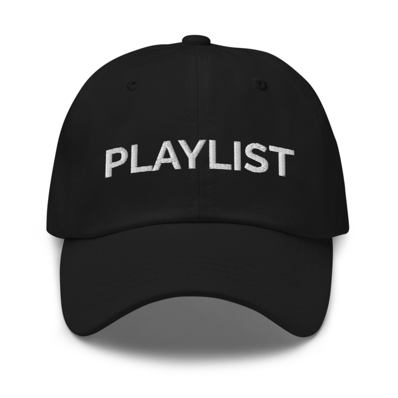 Playlist Hat - Black