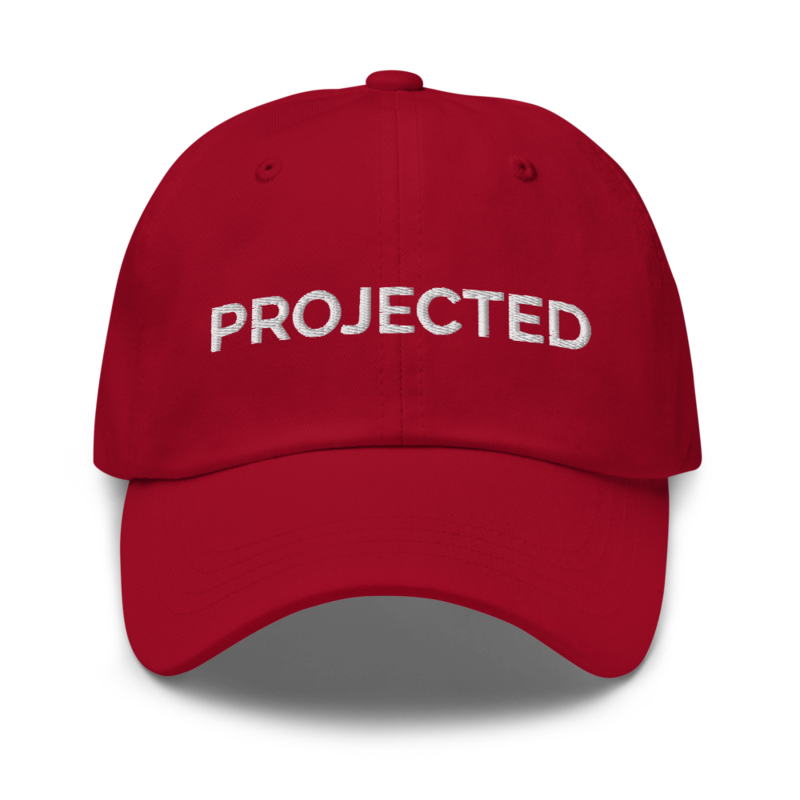 Projected Hat - Cranberry