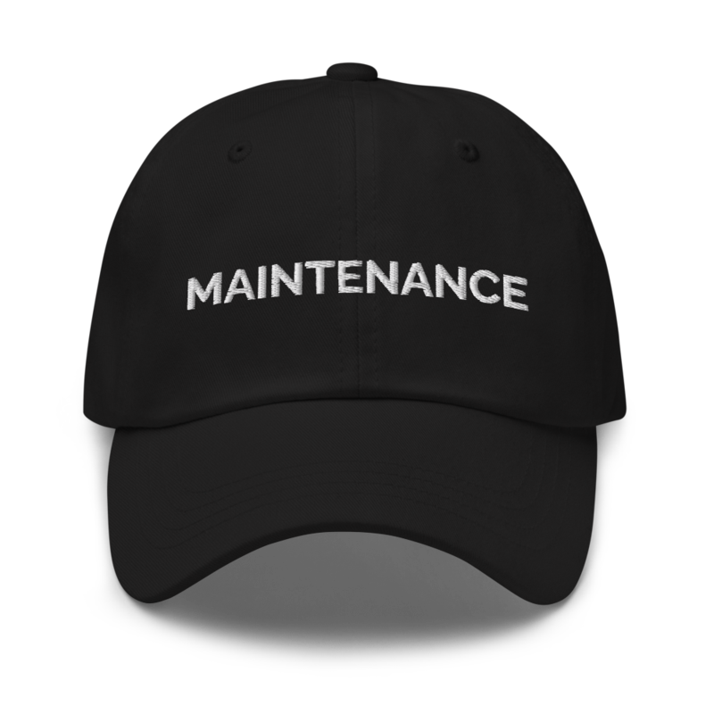 Maintenance Hat - Black