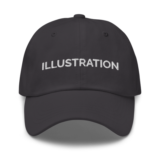 Illustration Hat - Dark Grey