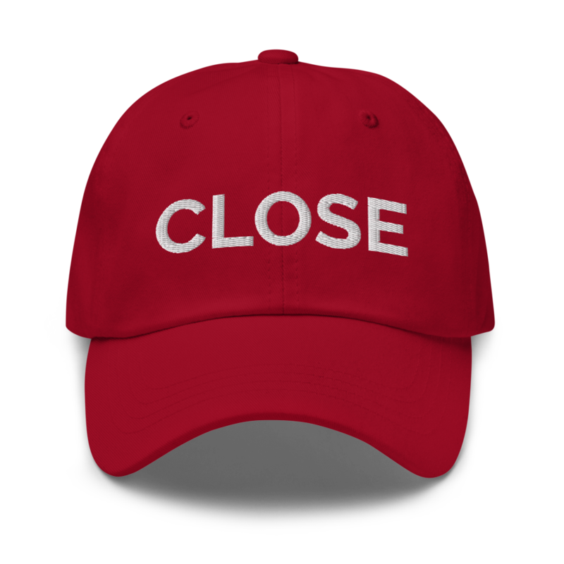 Close Hat - Cranberry