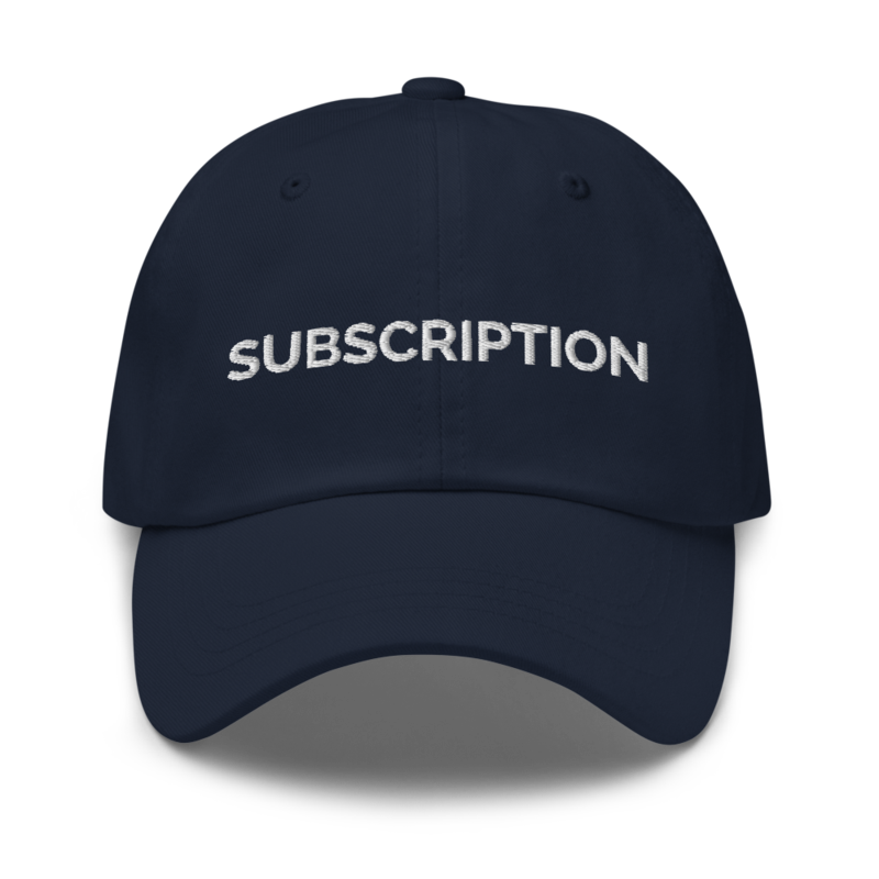 Subscription Hat - Navy