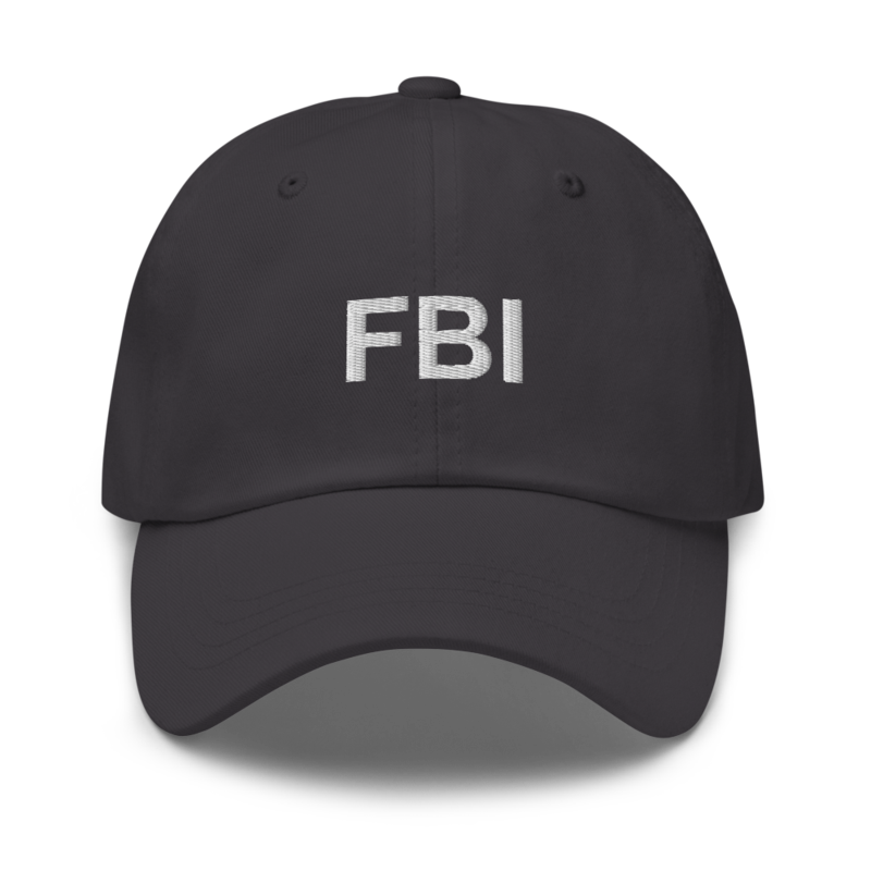 Fbi Hat - Dark Grey