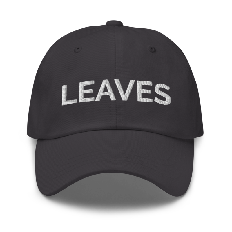 Leaves Hat - Dark Grey