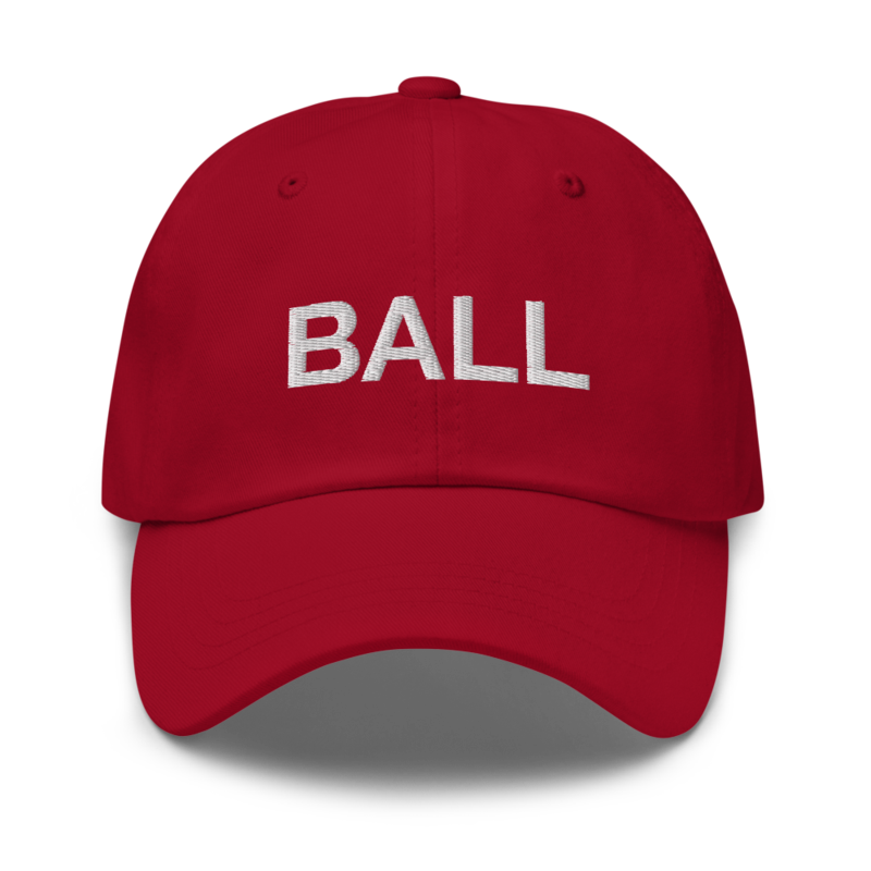 Ball Hat - Cranberry