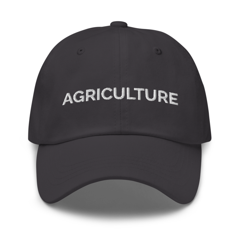 Agriculture Hat - Dark Grey