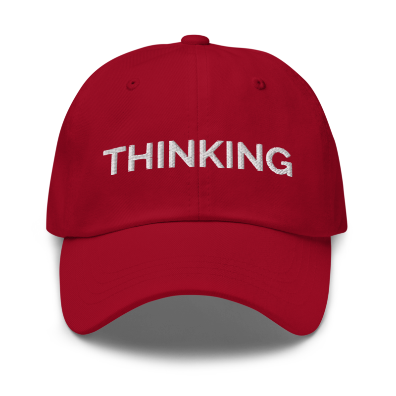 Thinking Hat - Cranberry