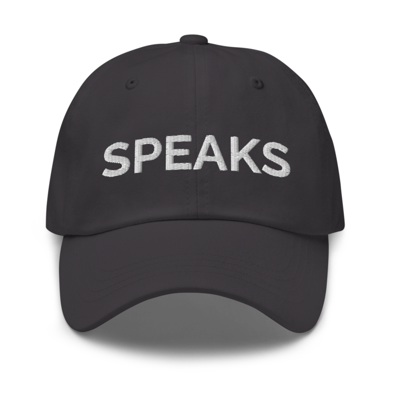 Speaks Hat - Dark Grey