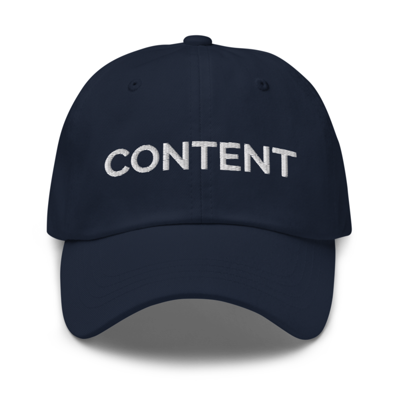 Content Hat - Navy