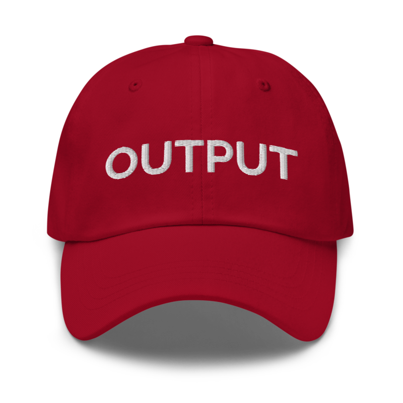 Output Hat - Cranberry