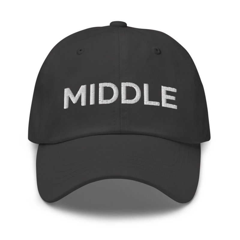 Middle Hat - Dark Grey