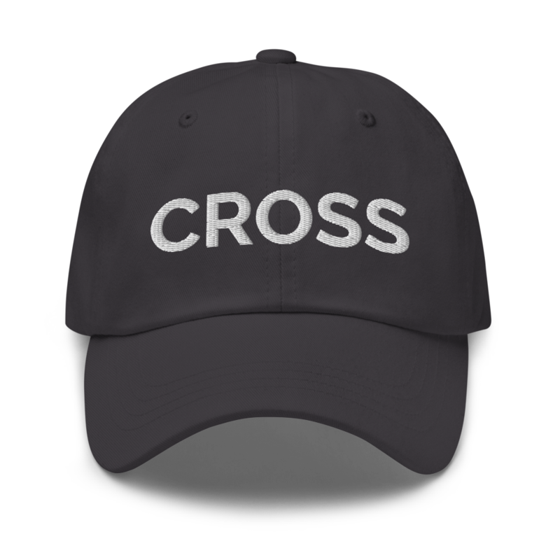 Cross Hat - Dark Grey