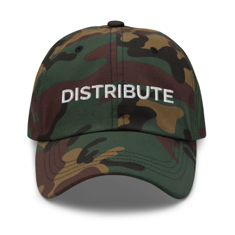 Distribute Hat - Green Camo
