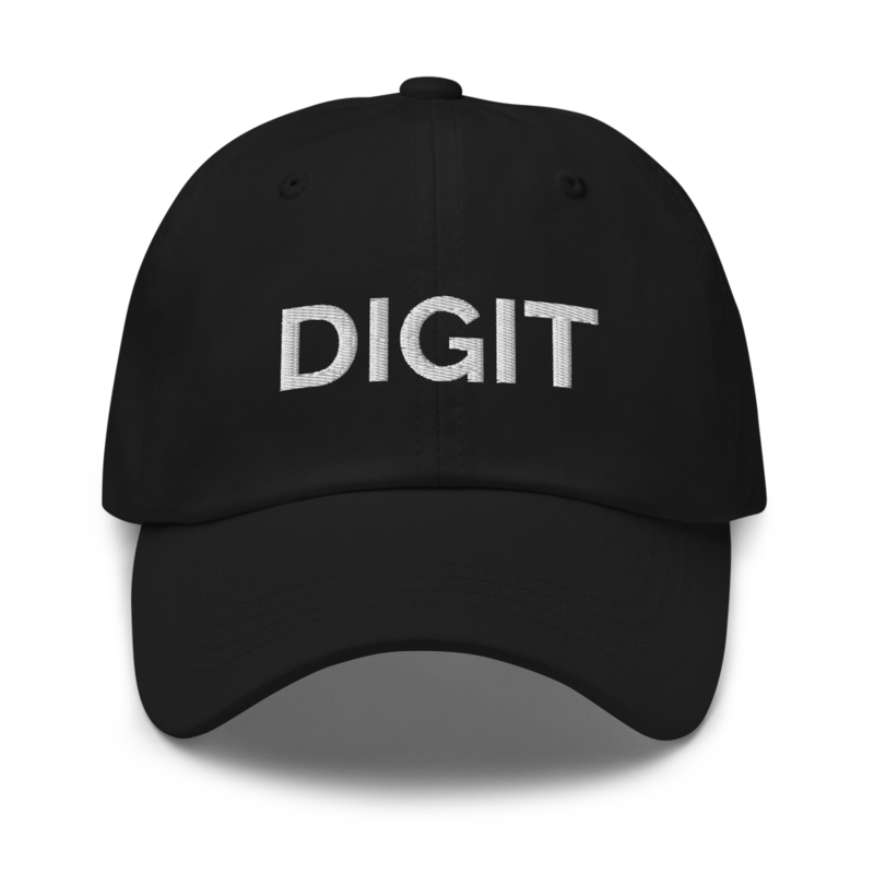 Digit Hat - Black