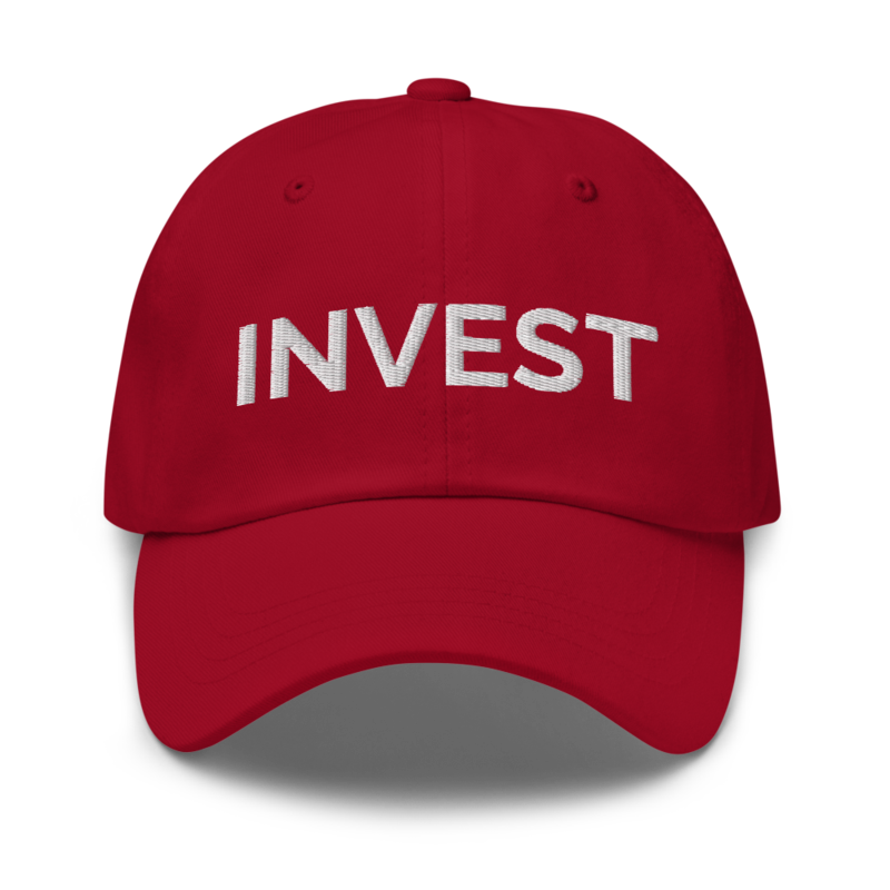 Invest Hat - Cranberry