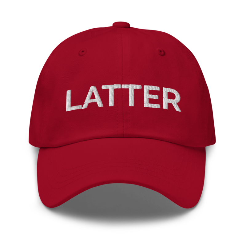 Latter Hat - Cranberry