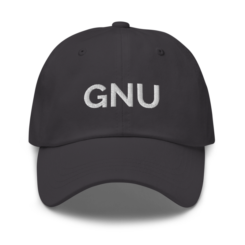 Gnu Hat - Dark Grey