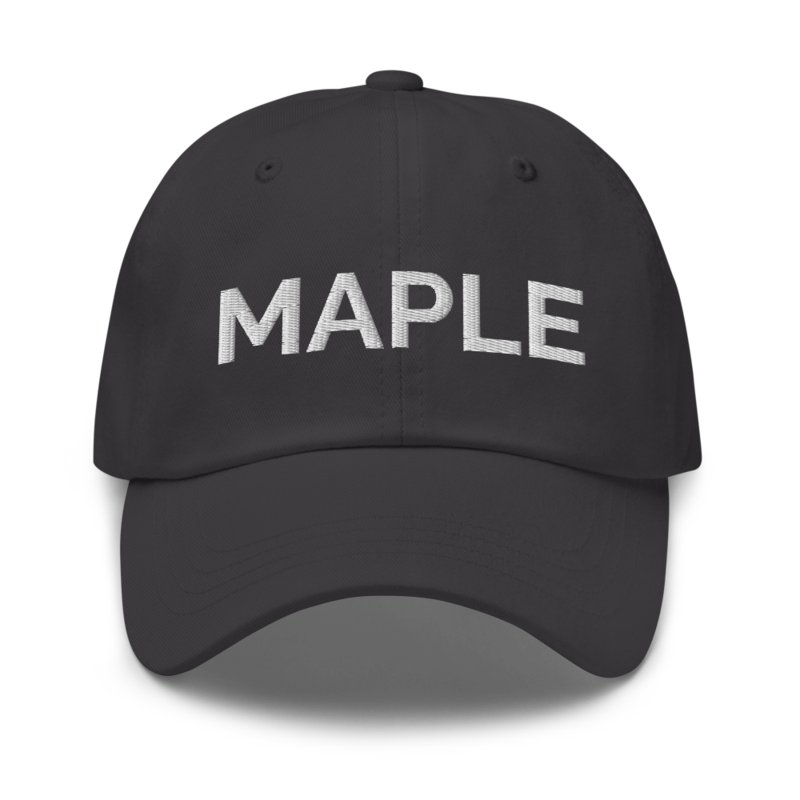 Maple Hat - Dark Grey