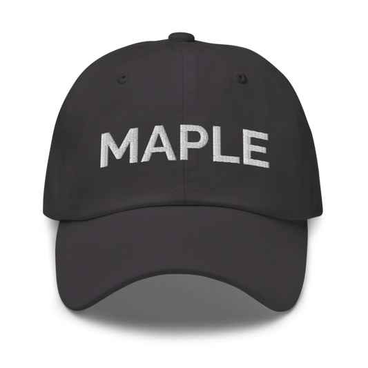 Maple Hat - Dark Grey