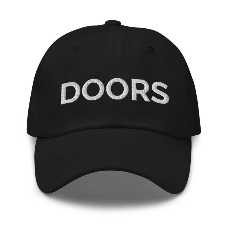 Doors Hat - Black