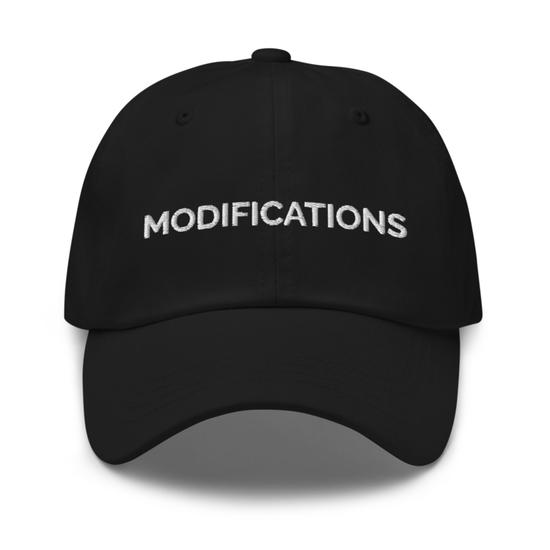 Modifications Hat - Black