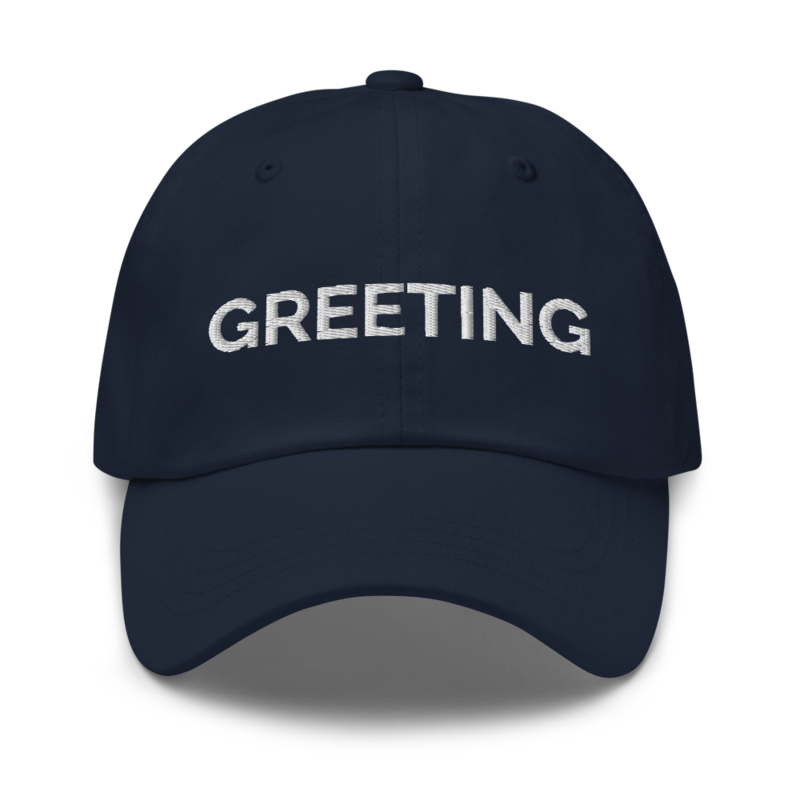 Greeting Hat - Navy