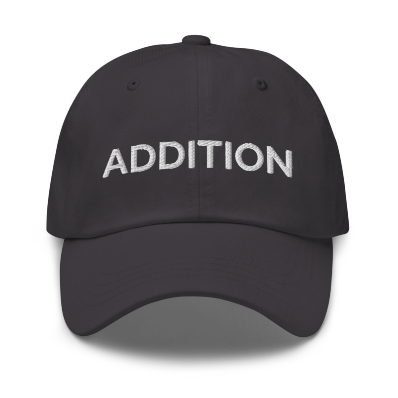 Addition Hat - Dark Grey