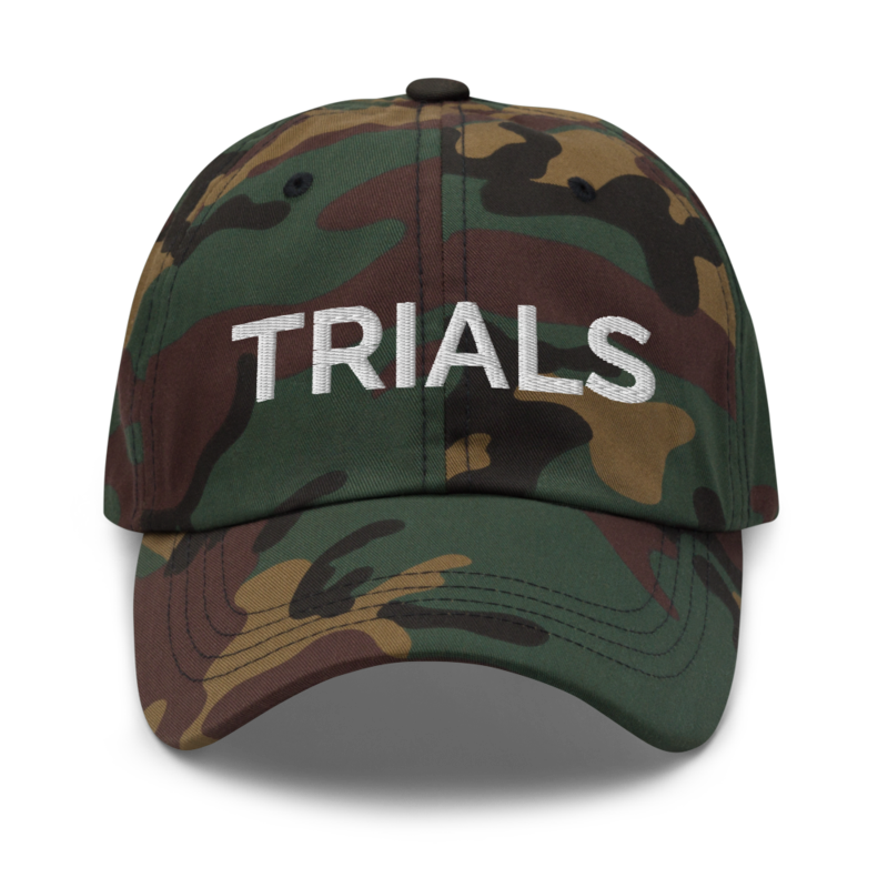 Trials Hat - Green Camo