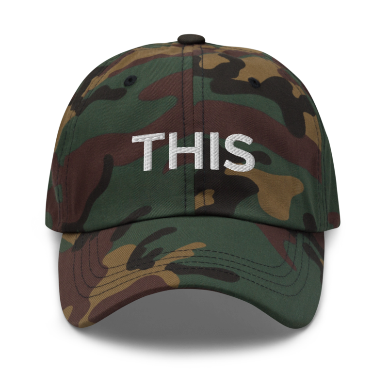 This Hat - Green Camo