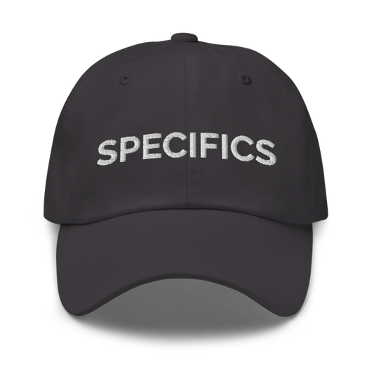 Specifics Hat - Dark Grey