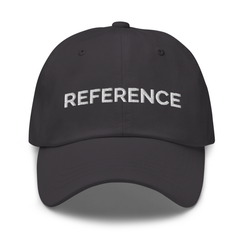 Reference Hat - Dark Grey