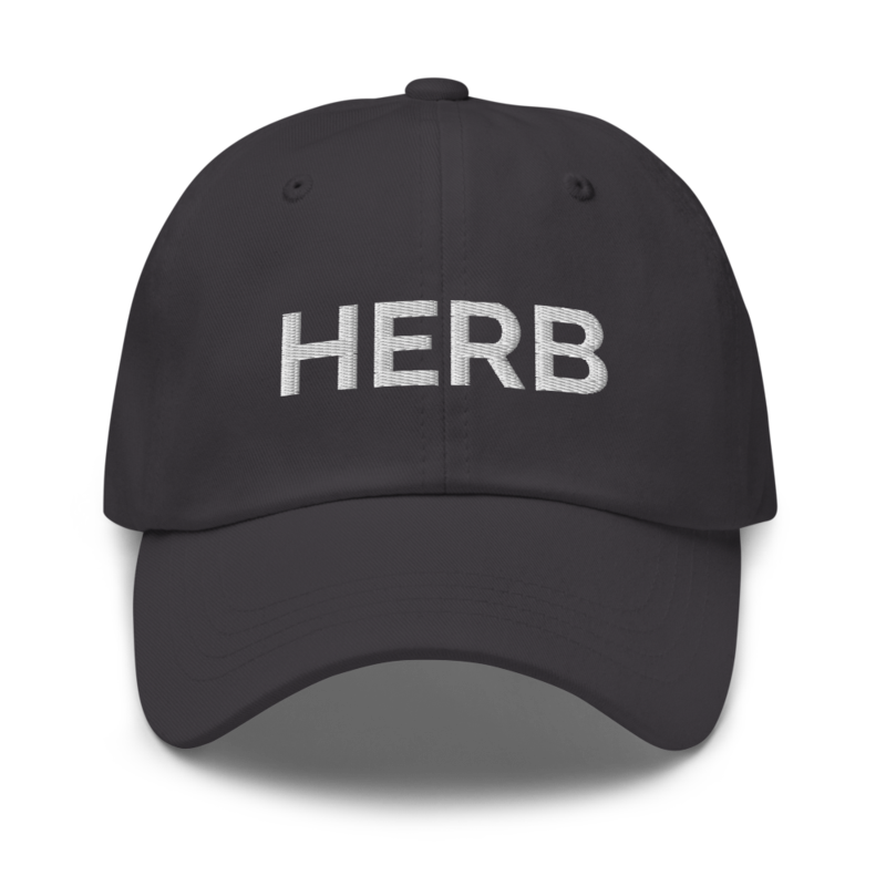 Herb Hat - Dark Grey