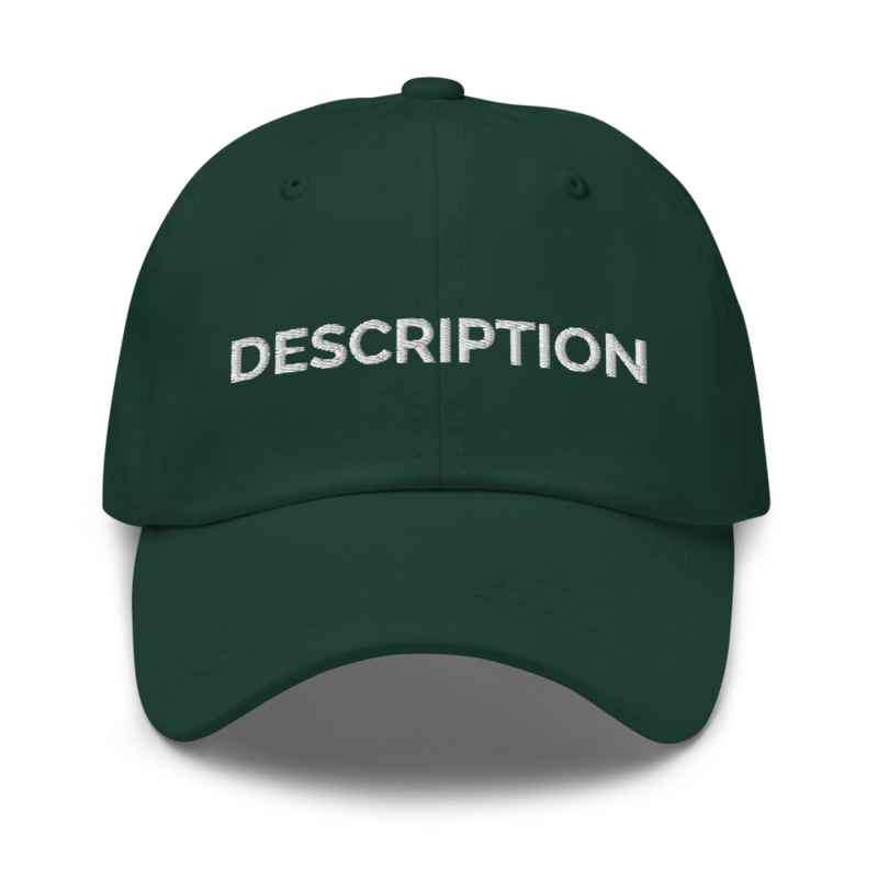 Description Hat - Spruce