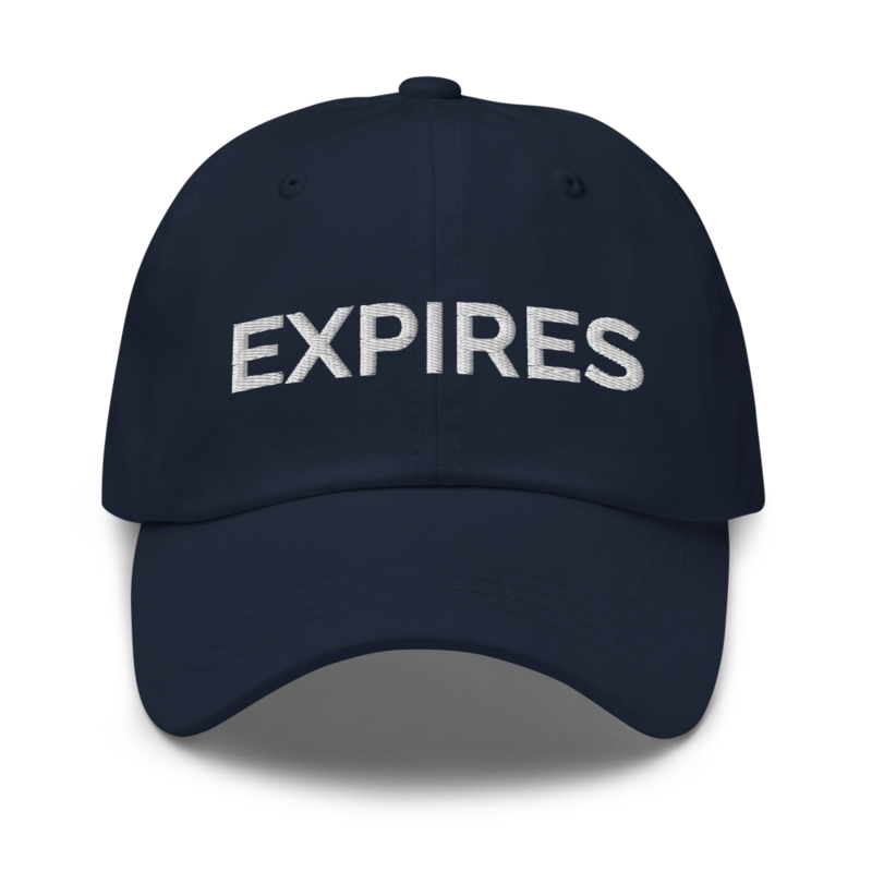 Expires Hat - Navy