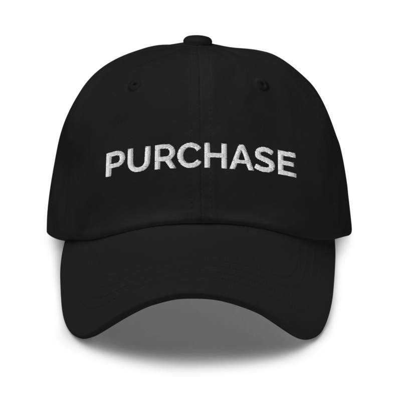 Purchase Hat - Black