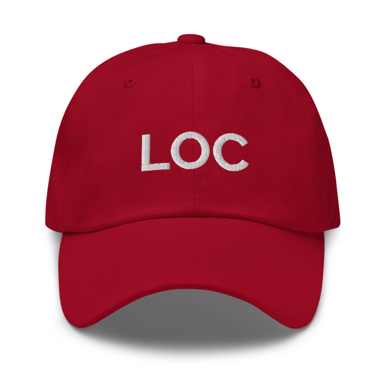 Loc Hat - Cranberry