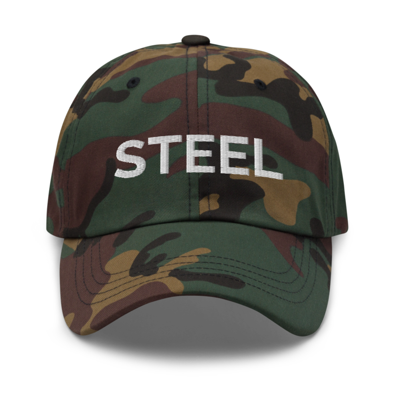Steel Hat - Green Camo