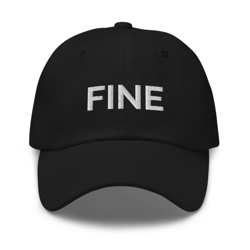 Fine Hat - Black