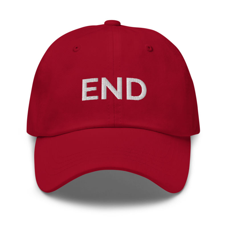 End Hat - Cranberry