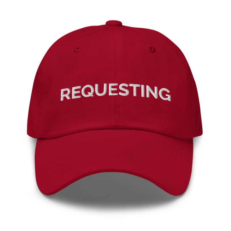 Requesting Hat - Cranberry