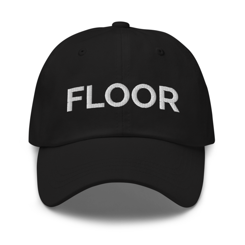 Floor Hat - Black