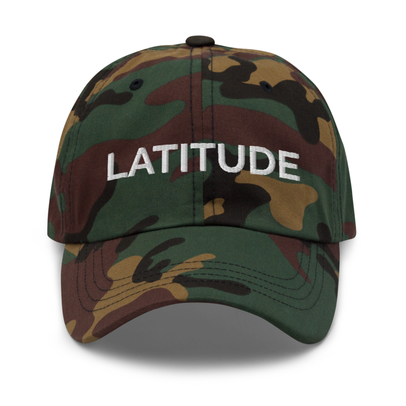 Latitude Hat - Green Camo