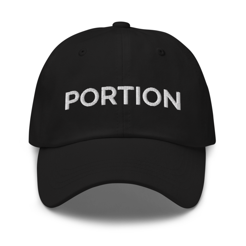 Portion Hat - Black