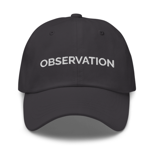 Observation Hat - Dark Grey