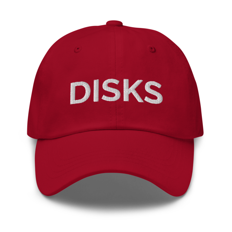 Disks Hat - Cranberry